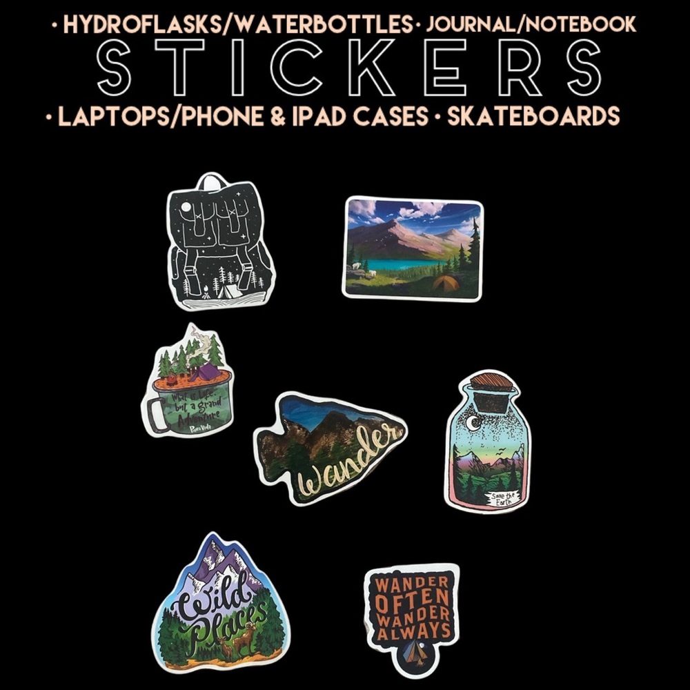 🔴 SALE 🔴 Stickers | Wander Bundle